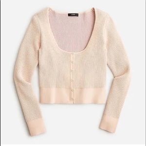 Jcrew scoop neck ribbed sweater size m